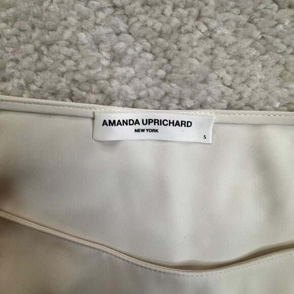 Amanda Uprichard Schmidt Puff Smocked Long Sleeve Blouse - Picture 4 of 8